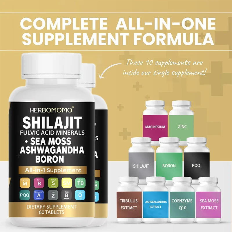Shilajit and Sea Moss Capsules