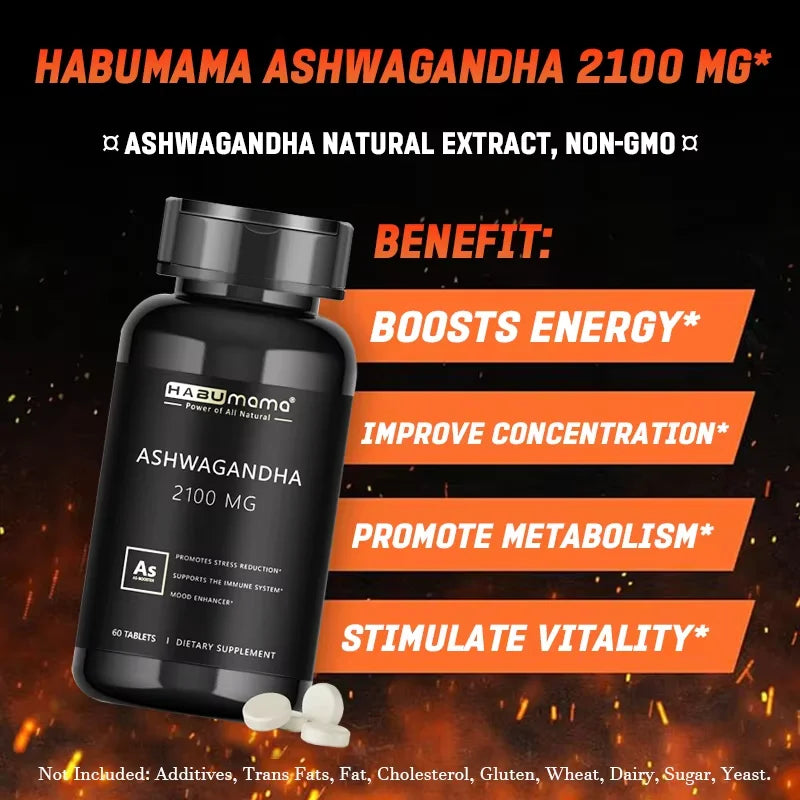 Ashwagandha Sea Moss Tablets – 60 count