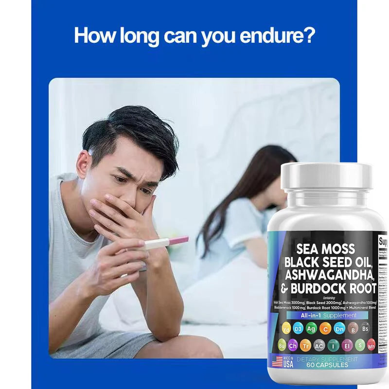 Ashwagandha & Sea moss Capsules.