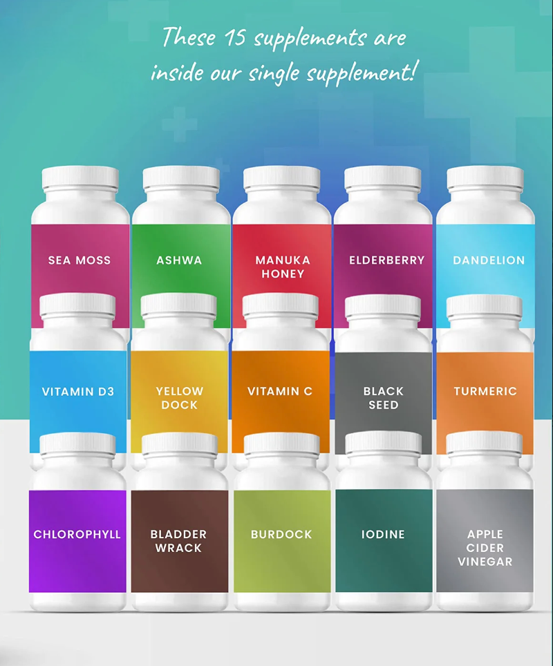 Ashwagandha & Sea moss Capsules.