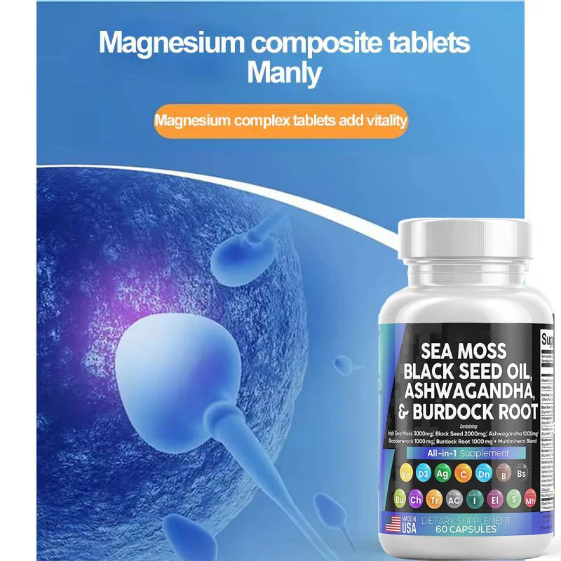 Ashwagandha & Sea moss Capsules.